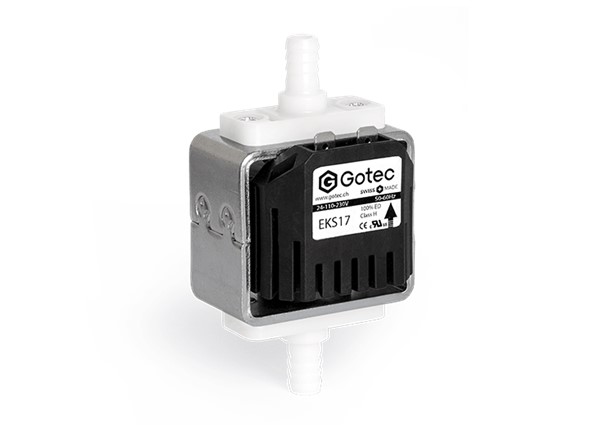 Gotec Rotor Svängkolvspump 120 l/h 230VAC 1,9 bar (Gotec EKS17) - frenna
