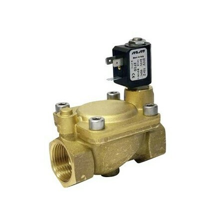 2/2-vgs Magnetventil 1/2" NO Pilotstyrd Mssing 230VAC Flde: 63 l/min Tryck 0,3-16 bar (rotork / m&m RB205DEZ2700)